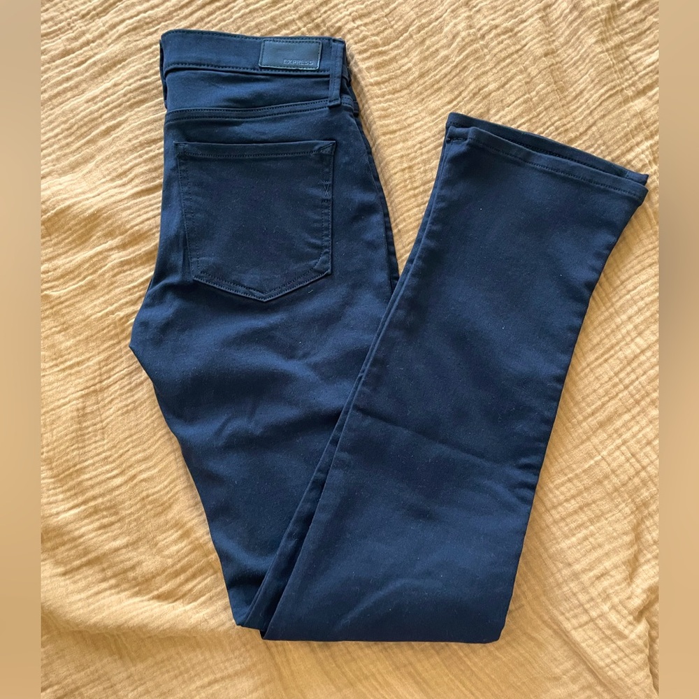 Express Mid Rise Skyscraper Pants Stretch